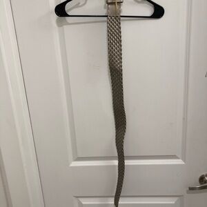 Michael Kors Gold Woven Belt